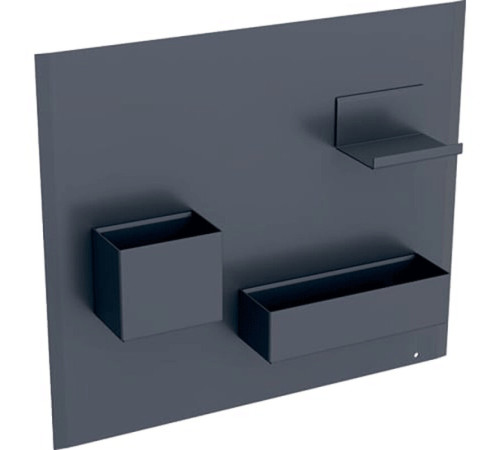 Магнитная доска Geberit Acanto 449х388х75 мм лавовый матовый 500.649.JK.2