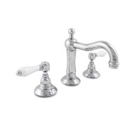 Смеситель для раковины Nicolazzi Petit Mont Blanc на 3 отверстия с донным клапаном излив 165 мм хром 1409CR78