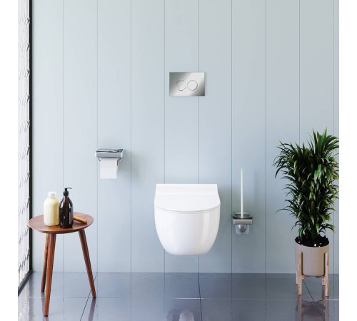 Унитаз подвесной безободковый AM.PM Scandinavian Pure с сиденьем микролифт DX36C1701SC