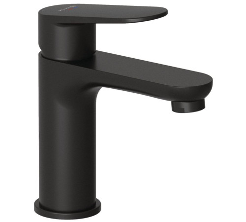 Смеситель для раковины Kludi X1 однорычажный 95 мм без донного клапана черный матовый 322823975