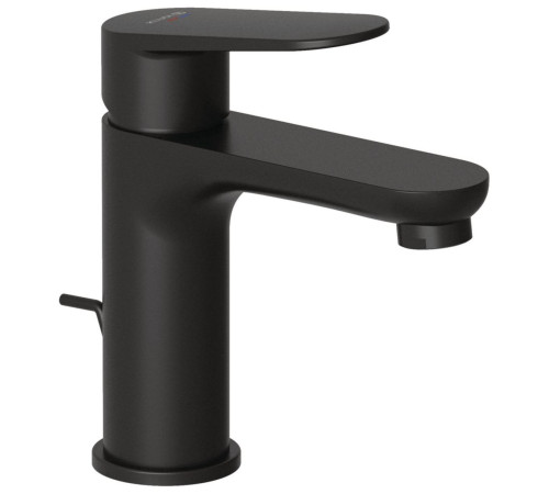 Смеситель для раковины Kludi X1 однорычажный 95 мм с донным клапаном черный матовый 322883975