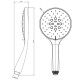 Ручной душ Gessi Emporio Shower 3 режима с белым диском хром 14376#031