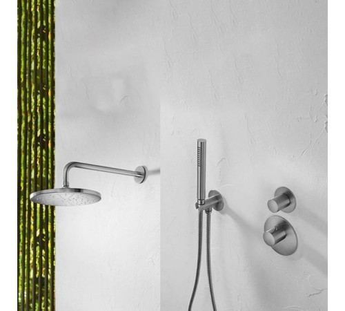 Душевой комплект Almar KIT 300 round верхний душ 300 мм ручной душ хром E221008.CR