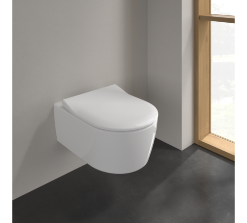 Сиденье для унитаза Villeroy & Boch Avento Slim с микролифтом 9M87S101