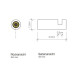 Крючок подвесной Decor Walther Mikado HAK1 хром 0520100