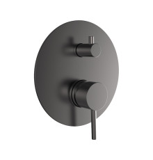 Смеситель встраиваемый AQUAMERIT на 2 потребителя с внутренней частью металл AQM8803GM