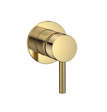 Смеситель встраиваемый AQUAMERIT с внутренней частью золото шлифованное AQM8804BG