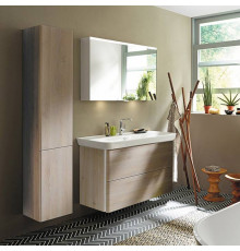 Тумба с раковиной Burgbad Iveo 120х49.2х72.1 см Фланелевый дуб SFEN120F2834G0161C0001