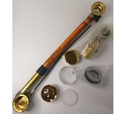 Слив-перелив для ванны Fiore полуавтомат Gold 30047002GO