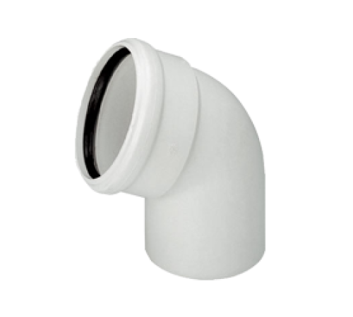 Отвод для бесшумной канализации Ostendorf SKB 110 мм 45° 335120