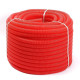Труба гофрированная Uni-Fitt красная 25 мм для труб 16-20 мм бухта 100 м 583R2510