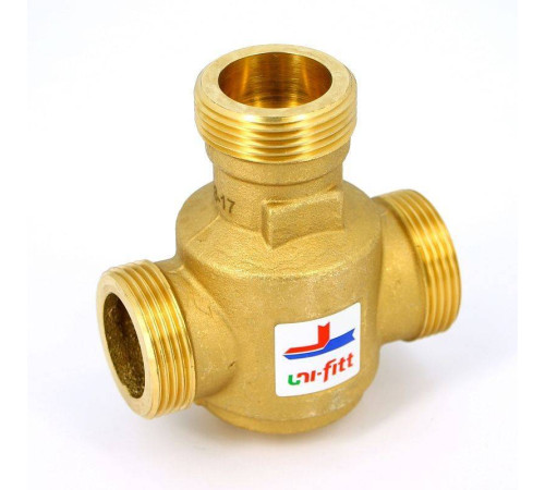 Клапан трехходовой термостатический Uni-Fitt 1 1/4 60 °C Kvs 9 359G6095