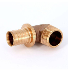 Угольник-переходник REHAU RAUTITAN RX+ 32х1 НР бронза 456352