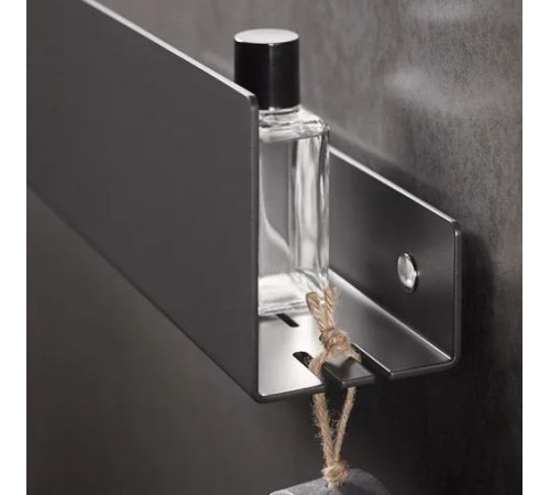 Полочка для душа KEUCO UNIVERSAL 320x101x120 мм черный матовый 24952 370000