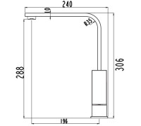 Смеситель для кухни Laparet Geo N3064202LPT
