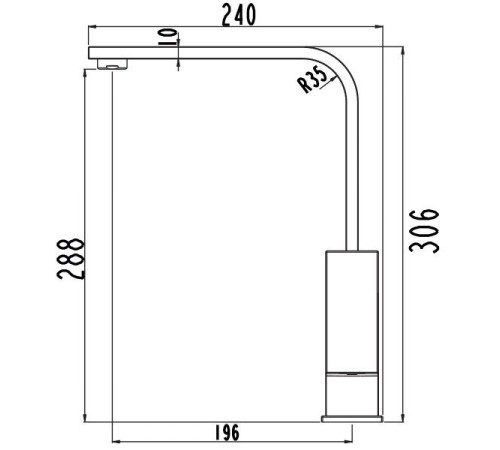 Смеситель для кухни Laparet Geo N3064202LPT