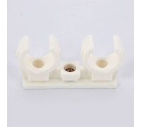 Хомут для труб Walraven BIS StarLock 20-22 мм двойной с латунной втулкой M6 0853222