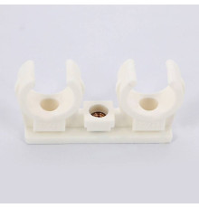 Хомут для труб Walraven BIS StarLock 20-22 мм двойной с латунной втулкой M6 0853222