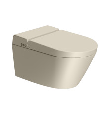 Унитаз-биде подвесной GSI WClean безободковый 590х375 мм матовый Creta 7418K08