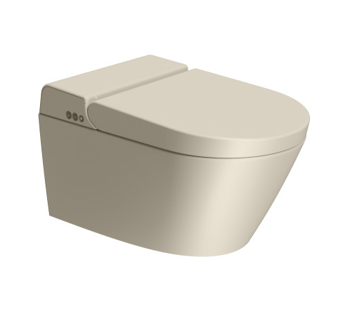 Унитаз-биде подвесной GSI WClean безободковый 590х375 мм матовый Creta 7418K08