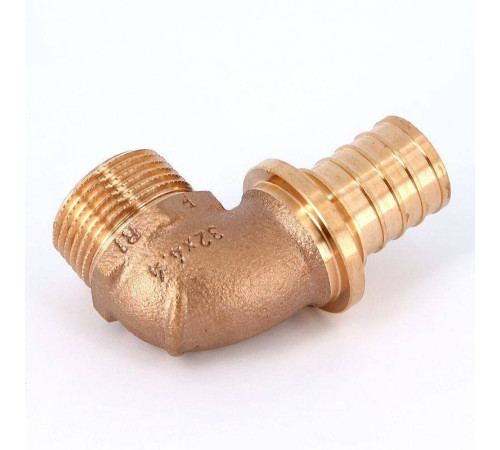 Угольник-переходник REHAU RAUTITAN RX+ 32х1 НР бронза 456352