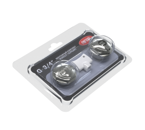 Монтажный комплект RIFAR Monolit SUPReMO 3/4 хром AdG34MSH