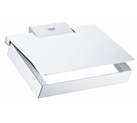 Держатель для туалетной бумаги с крышкой GROHE Selection Cube хром 40781000