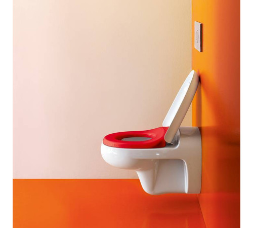 Сиденье с крышкой для унитаза Laufen Florakids микролифт белый 8.9103.1.300.000.1