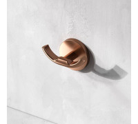 Крючок для полотенец двойной AM.PM X-Joy настенный розовое золото A85A35644