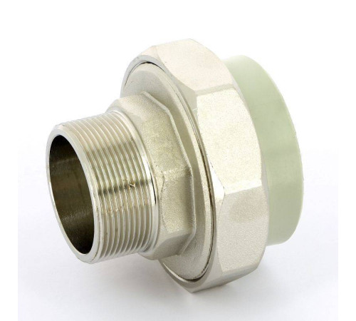 Муфта полипропиленовая FV-Plast разъемная с наружной резьбой 63x2 237063