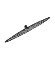 Верхний душ AQUAme Ø 400 мм нерж. сталь черный матовый AQM8606MB