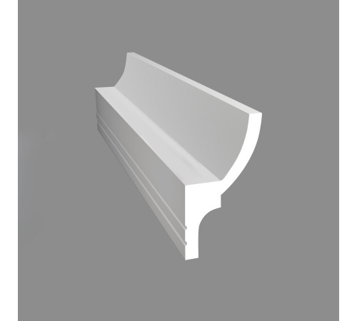 Плинтус потолочный под подсветку DECOMASTER D501-115 дюрополимер 73х40х2000 мм D501-115