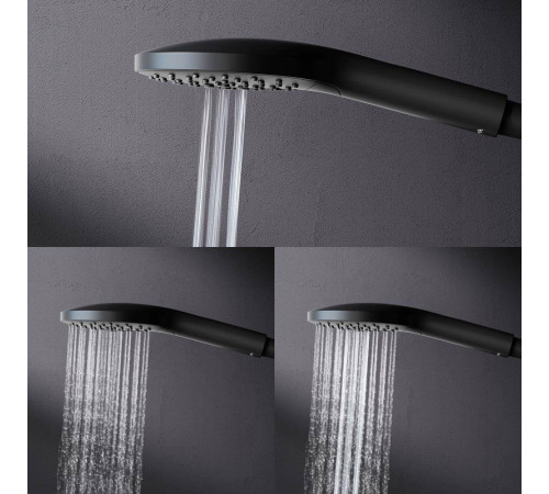 Душевая система AM.PM Like черный матовый F0780722