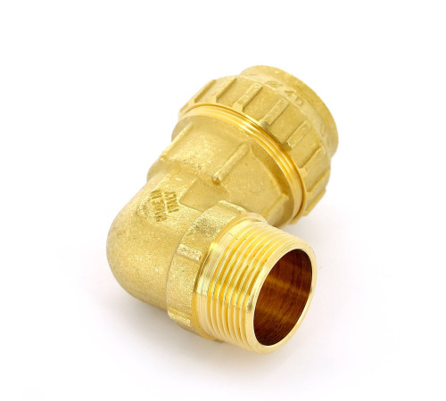 Угольник обжимной Tiemme 3464CR 40х1 1/4 наружная резьба 3400044