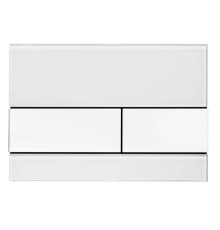 Панель смыва TECE TECEsquare стекло белое клавиши белые 9240800