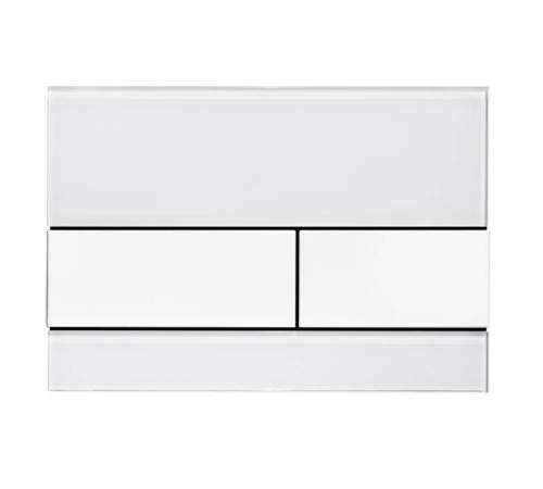 Панель смыва TECE TECEsquare стекло белое клавиши белые 9240800