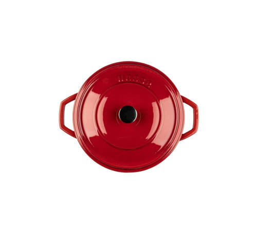 Кастрюля глубокая Hascevher Yeni Derin 24 см красная A905524