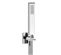 Душевой комплект Gessi Eleganza со шлангом 1.5 м и лейкой хром 46127#031