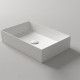 Раковина накладная Simas Agile 60х40 см без отверстий без перелива белая AG60 bi