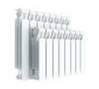 Радиатор биметаллический Rifar Monolit Ventil 350 11 секций левое подключение rmvlf35011 RAL 9016