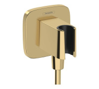 Шланговое подсоединение hansgrohe FixFit Q полированное золото 26887990