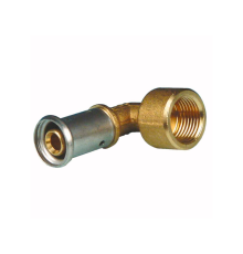 Угольник 90° пресс латунный HENCO 26x3/4 ВР 6P-2605