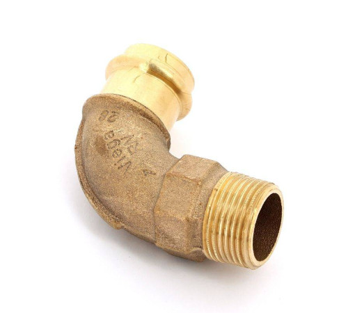 Угол 90° пресс-НР Viega Sanpress бронзовый 28x1 118730