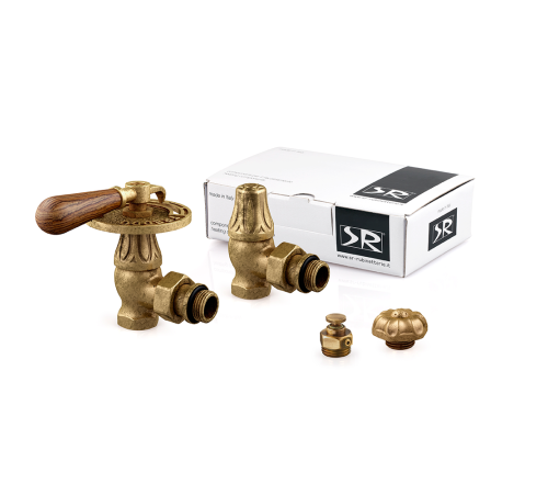 Комплект вентилей угловых SR Rubinetterie Belle Epoque 1/2 бронза K310-1500Z000