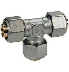 Тройник Giacomini 16x16x16 мм латунь цанговый R564MX048