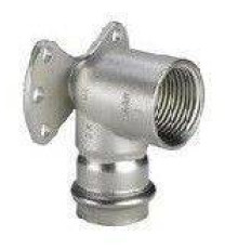 Водорозетка Viega Sanpress Inox 22x1/2 нержавеющая сталь 437268