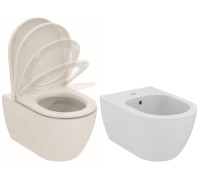 Комплект унитаз подвесной Ideal Standard Ellisse T569201 и сиденье T569301 TT929301