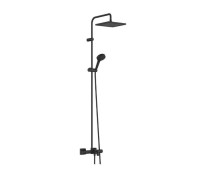 Душевая система Hansgrohe Vernis Shape настенная 1jet матовый черный 26900670