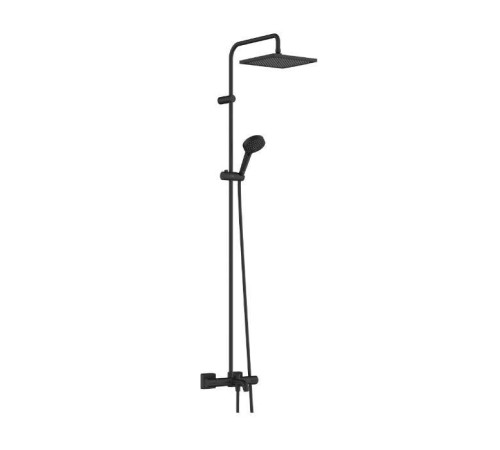 Душевая система Hansgrohe Vernis Shape настенная 1jet матовый черный 26900670