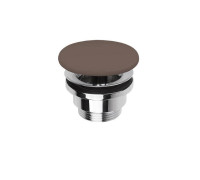 Донный клапан SIMAS клик-клак с керамической крышкой Moka matt PLCE